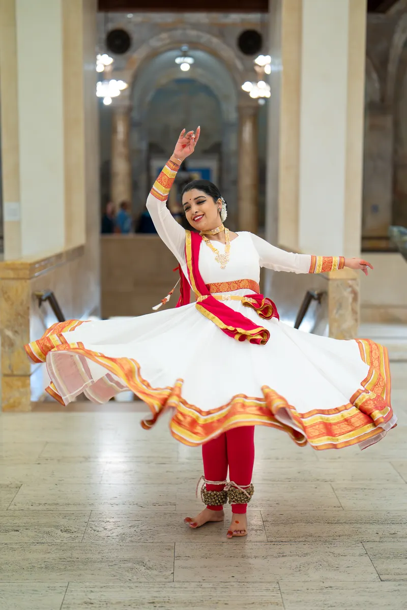 Kathak performance at Passport to India in Kansas City